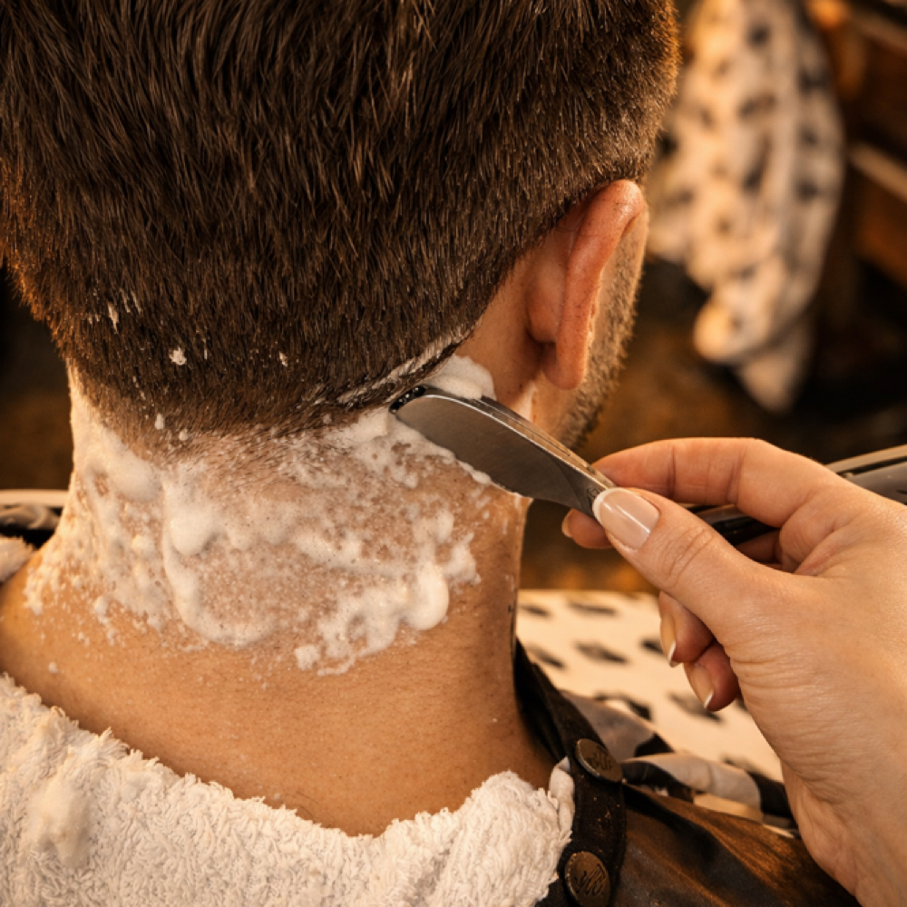 Clean-Up at Iron Chair | Cassie Rene at 18/8 Fine Men’s Salon (West Village) in Dallas, TX