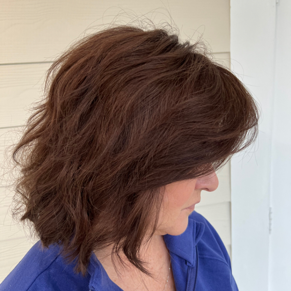 Root Touch Up With Haircut at Elysie Rae Hair Studio in Kennesaw, GA
