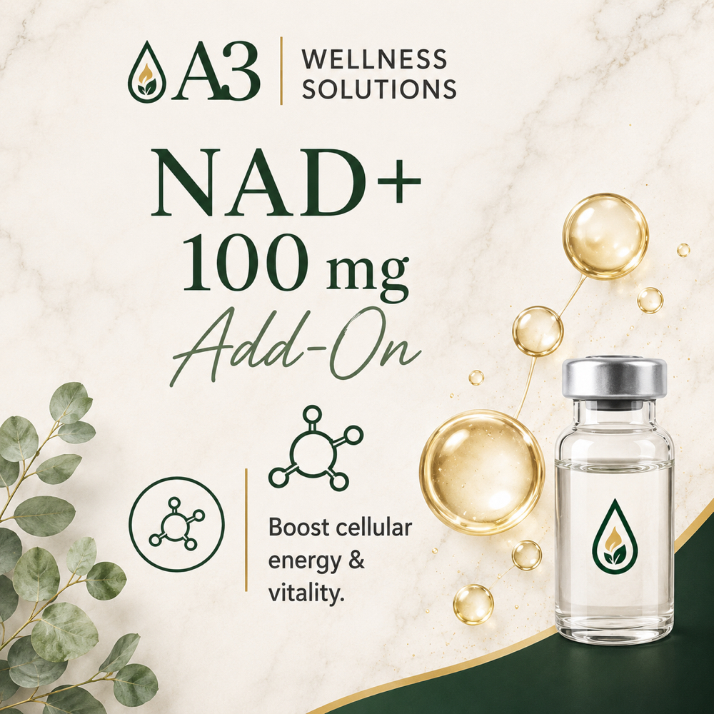 100 mg NAD+ Add-On at A3 Wellness Solutions in Freeport By, NY