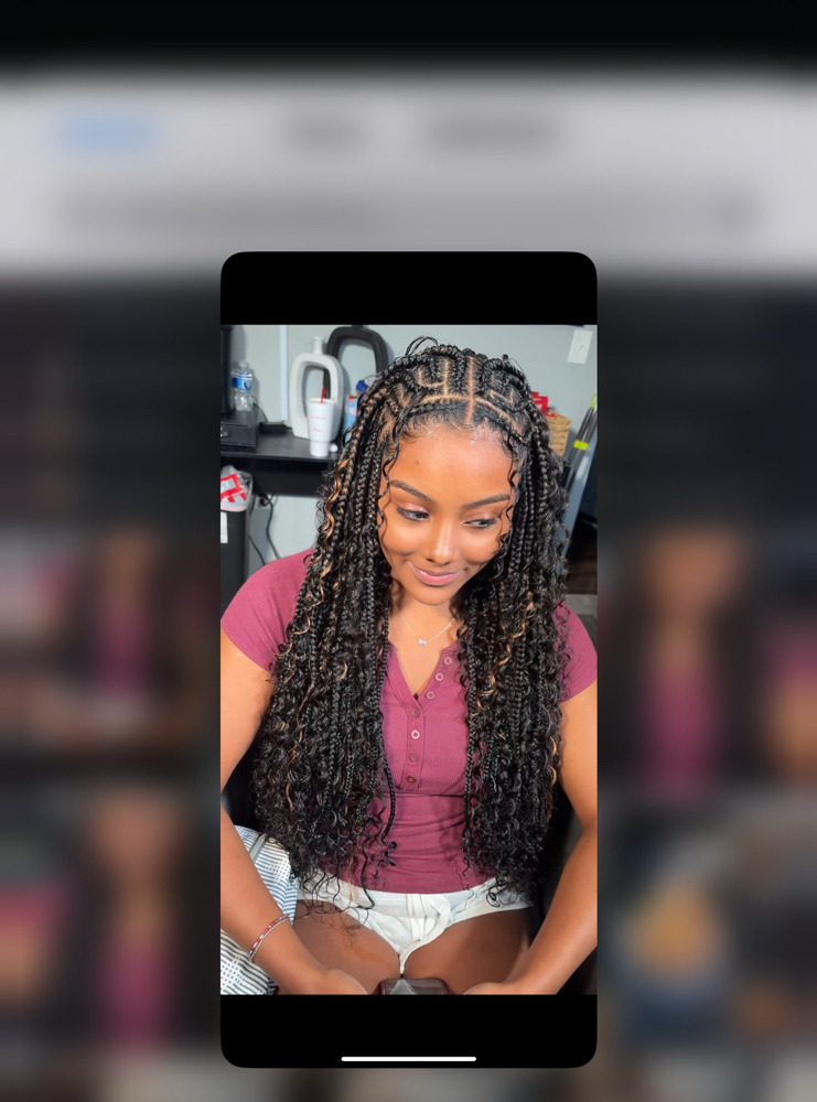 FULANI BRAIDS(KNOTLESS BACK) at Callidora Luxe Beauty LLC in Madison, AL