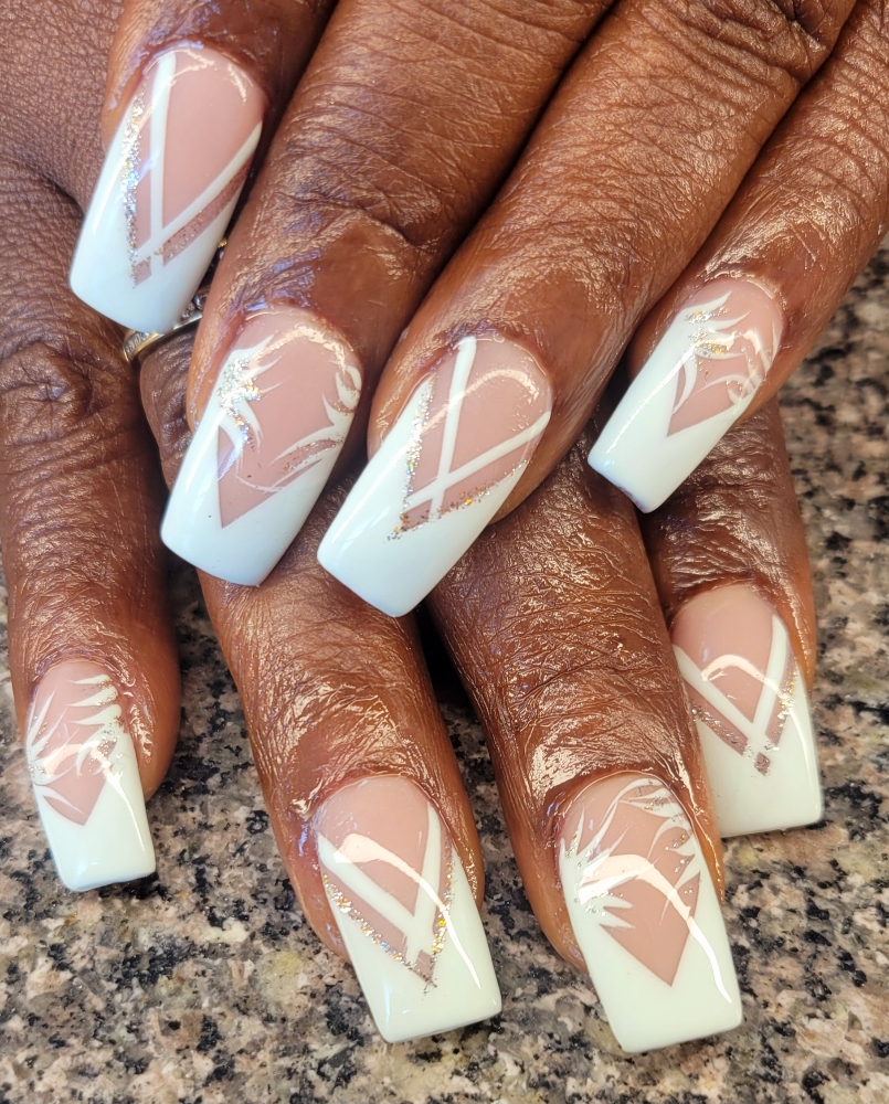 Clear Acrylic Fullset Medium