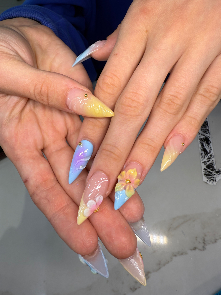Acrylic Sets with Gel
