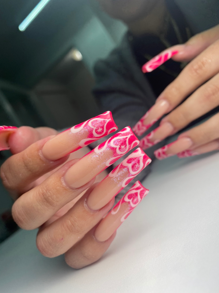 fancy acrylic set