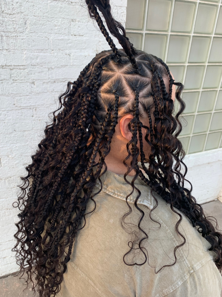 Medium Box Braids