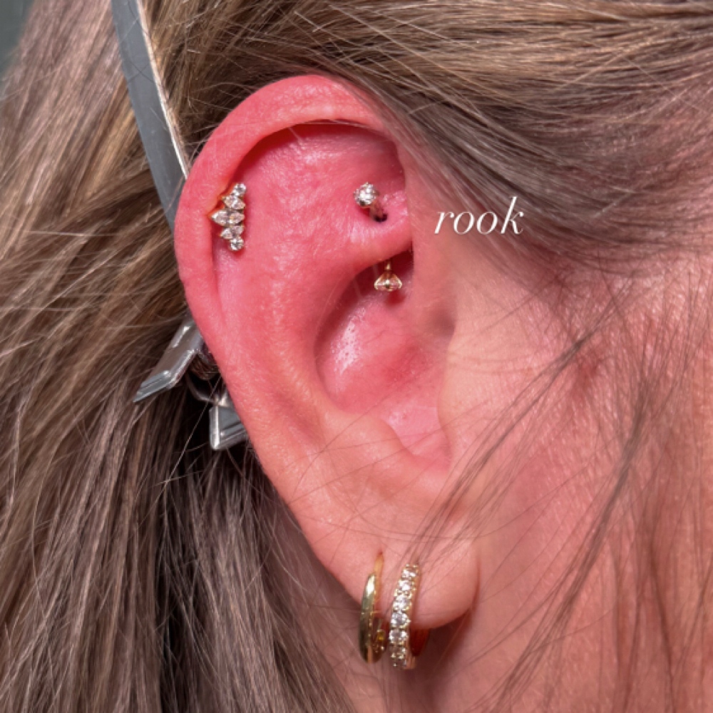 Rook Piercing at La Bella Salon in Minford, OH