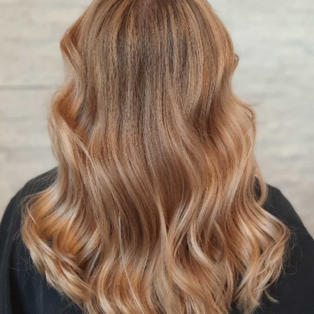 Partial Blonding and Haircut at Color by Hannah in Muskegon, MI