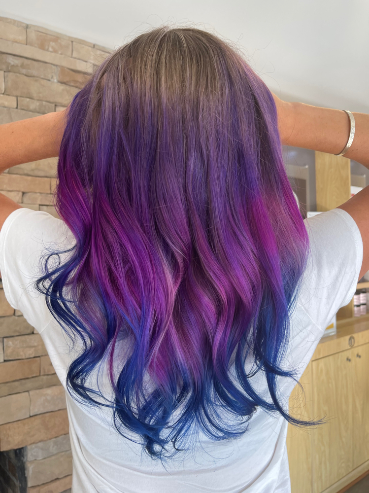 Fashion Color  Fantasy Hair