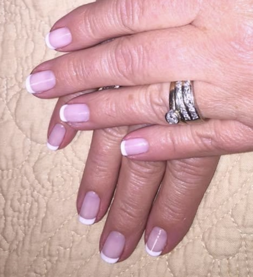 Gel Polish French Manicure at Diana’s Skin & Nails in Schaumburg, IL