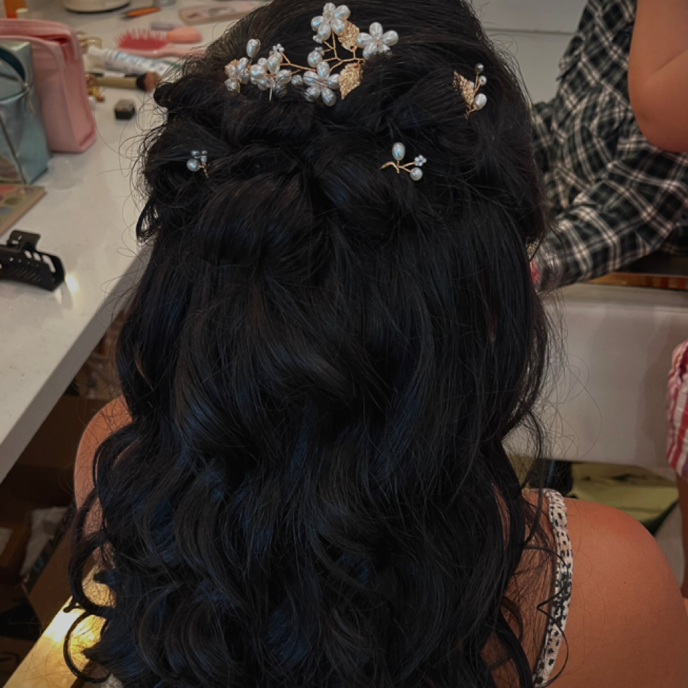 Bridal Hair Trial at Amanda B Hair Artistry in Burleson, TX