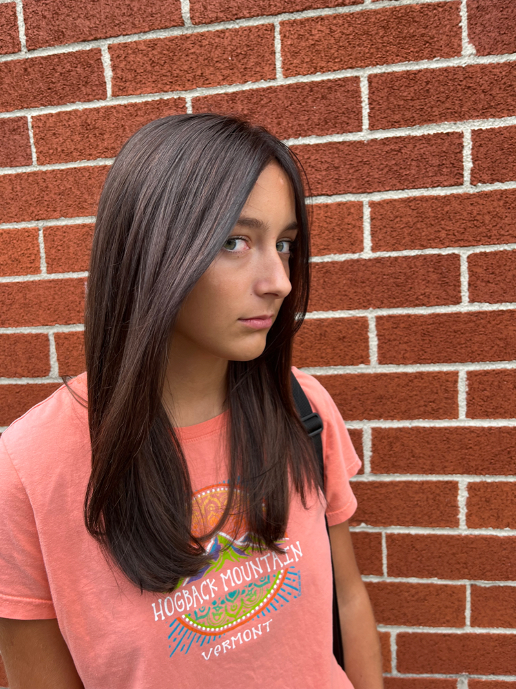 All Over Color and Haircut