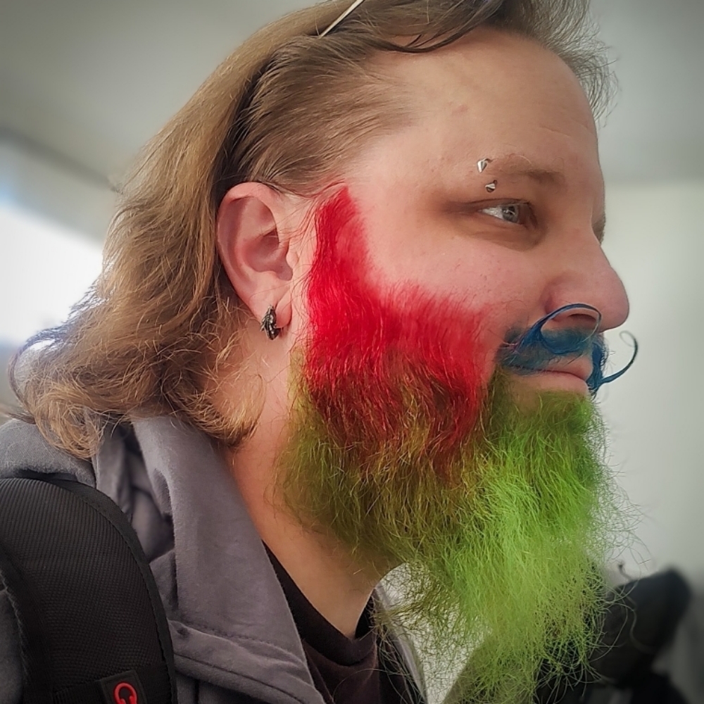 Vivid Color Beard