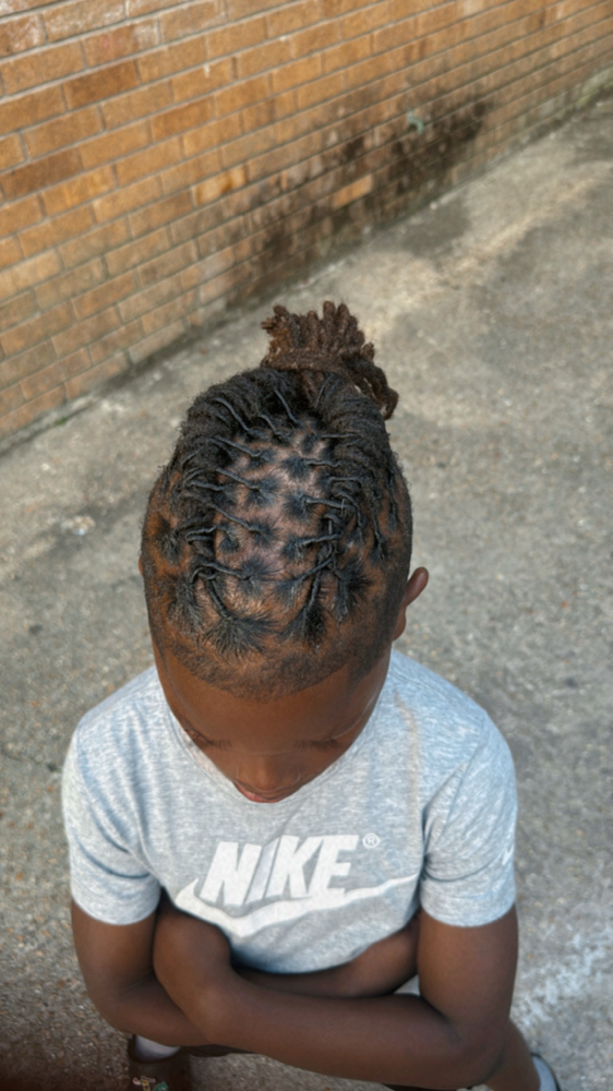 Half head kids loc