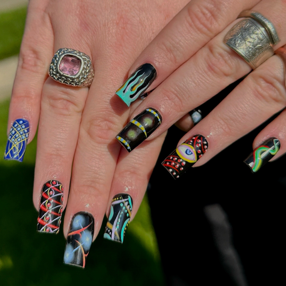 Freestyle Nail Art (Gel X) at Cherry Nails in Toledo, OH
