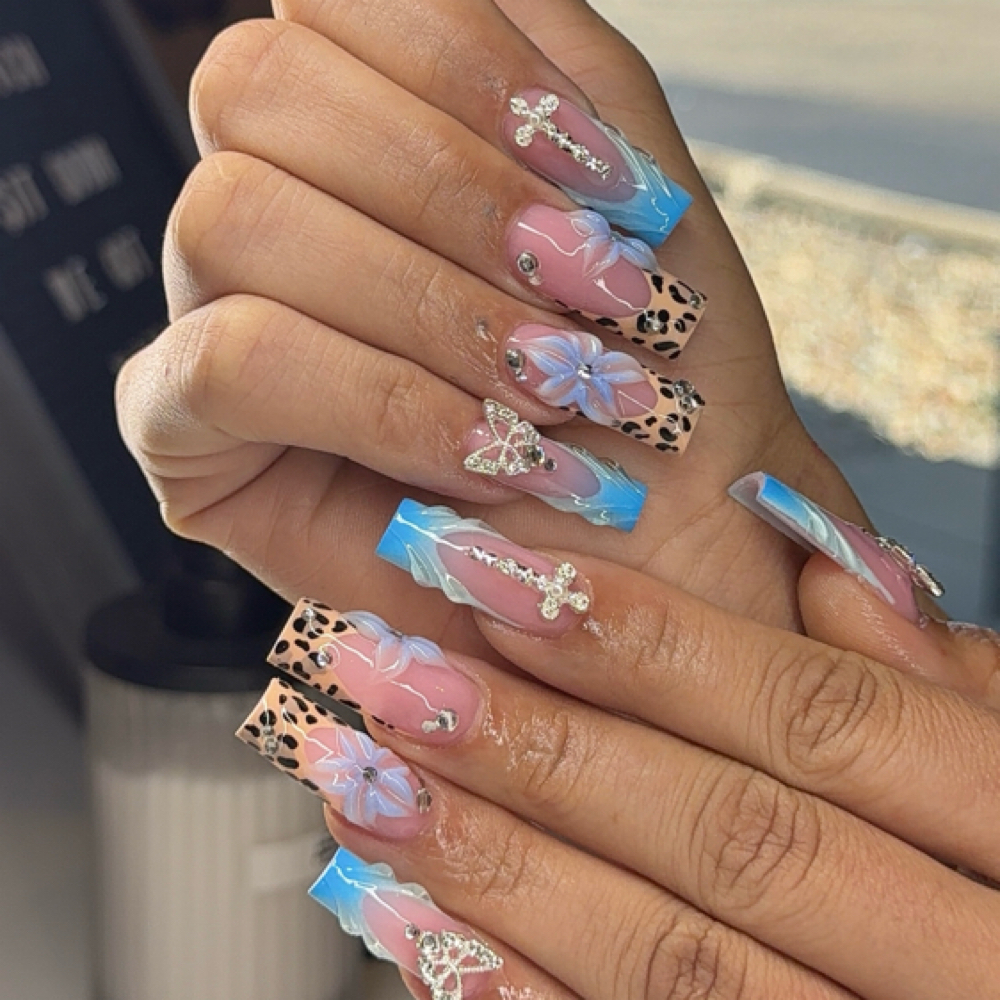 xtra long acrylic❤️🔥 at Enhanced By Kw in North Canton, OH