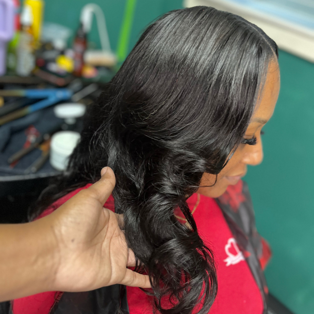 Recurl (Sew Ins) at RoqMo Hair & Beauty Lounge in Houston, TX