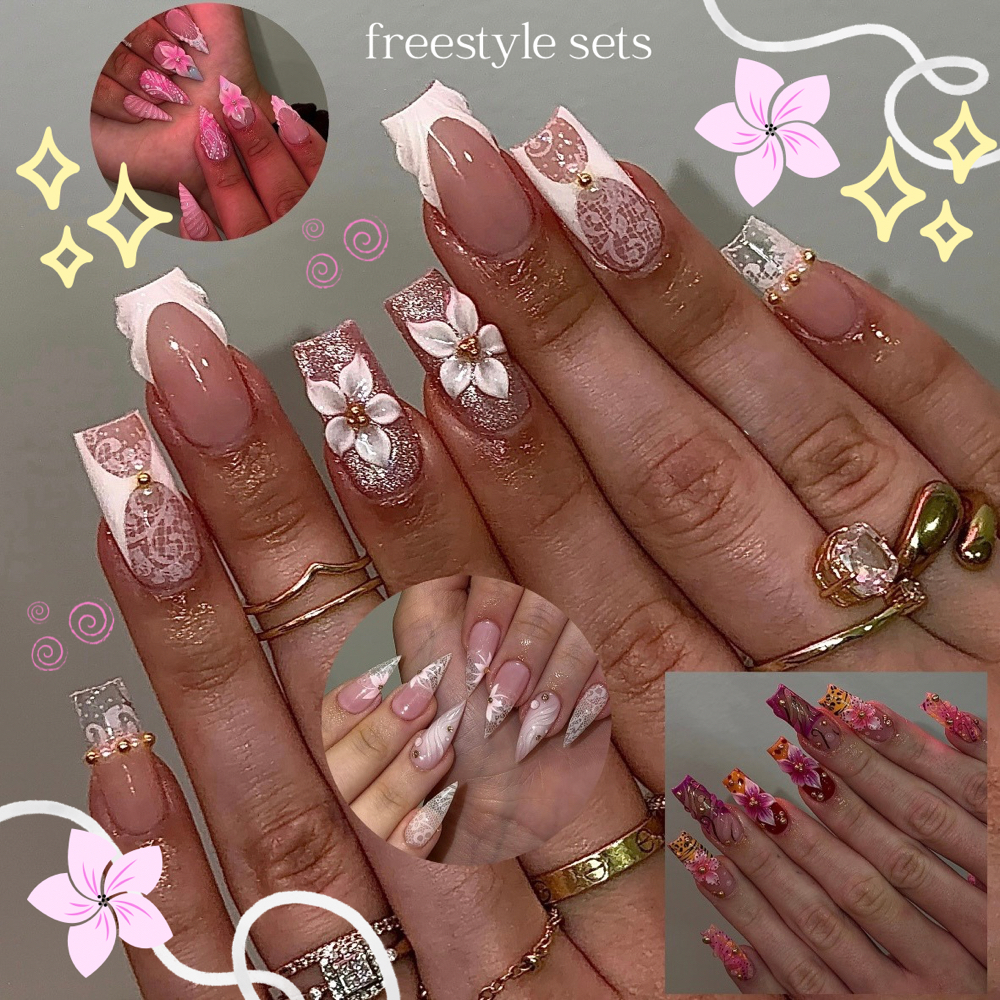freestyles | gel-x full set 🎀 at @apresbysteph in Miami, FL