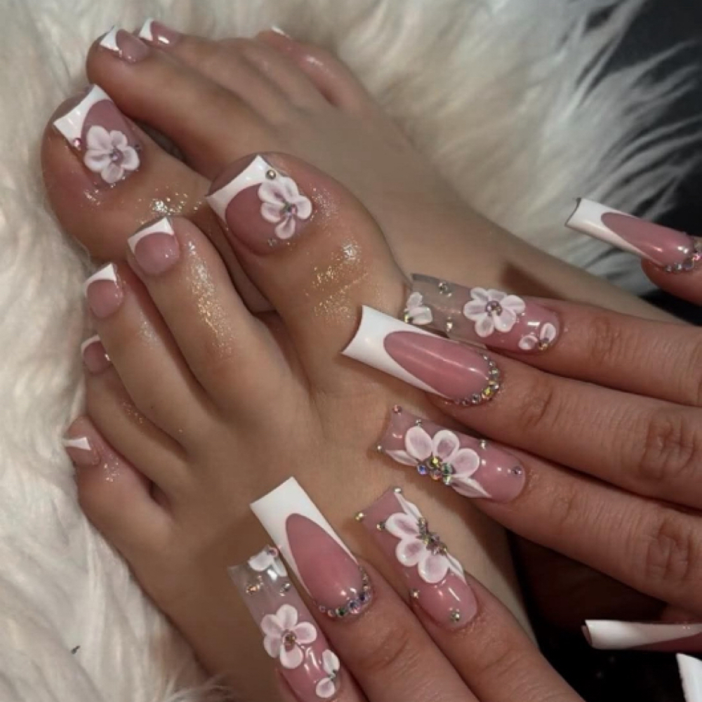 FRIENDS NAIL & PEDI BUNDLE at Blossom Nails in Houston, TX