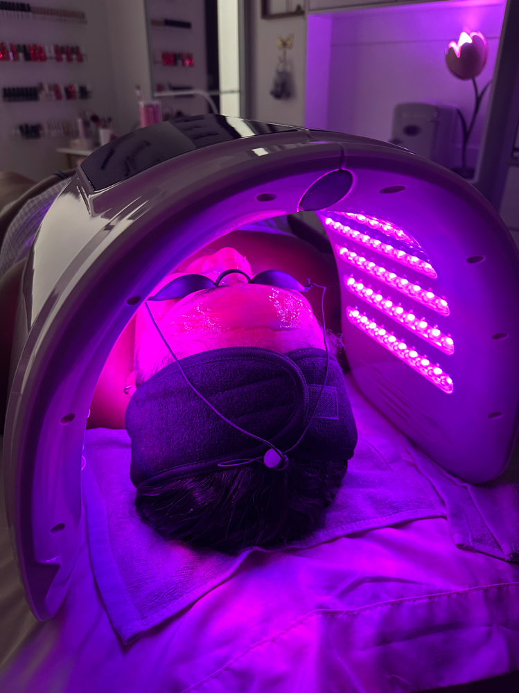 Jelly Mask + Led Light Therapy at Flutter Esthetics in El Dorado Hills, CA