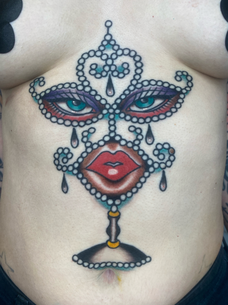 Large Flash Tattoo