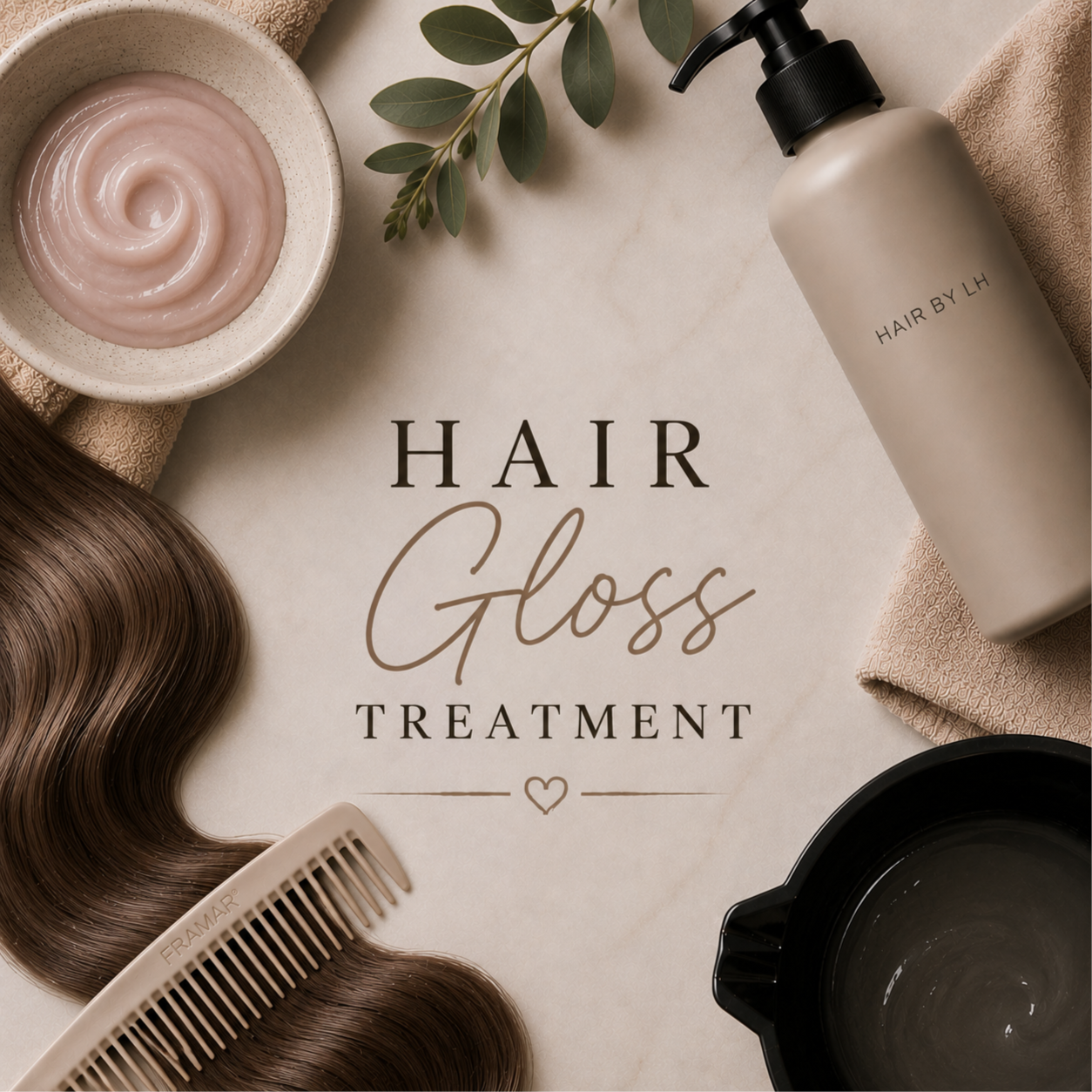 Hair gloss treatment at SWEET MAGNOLIA DAY SPA LLC in Ocala, FL