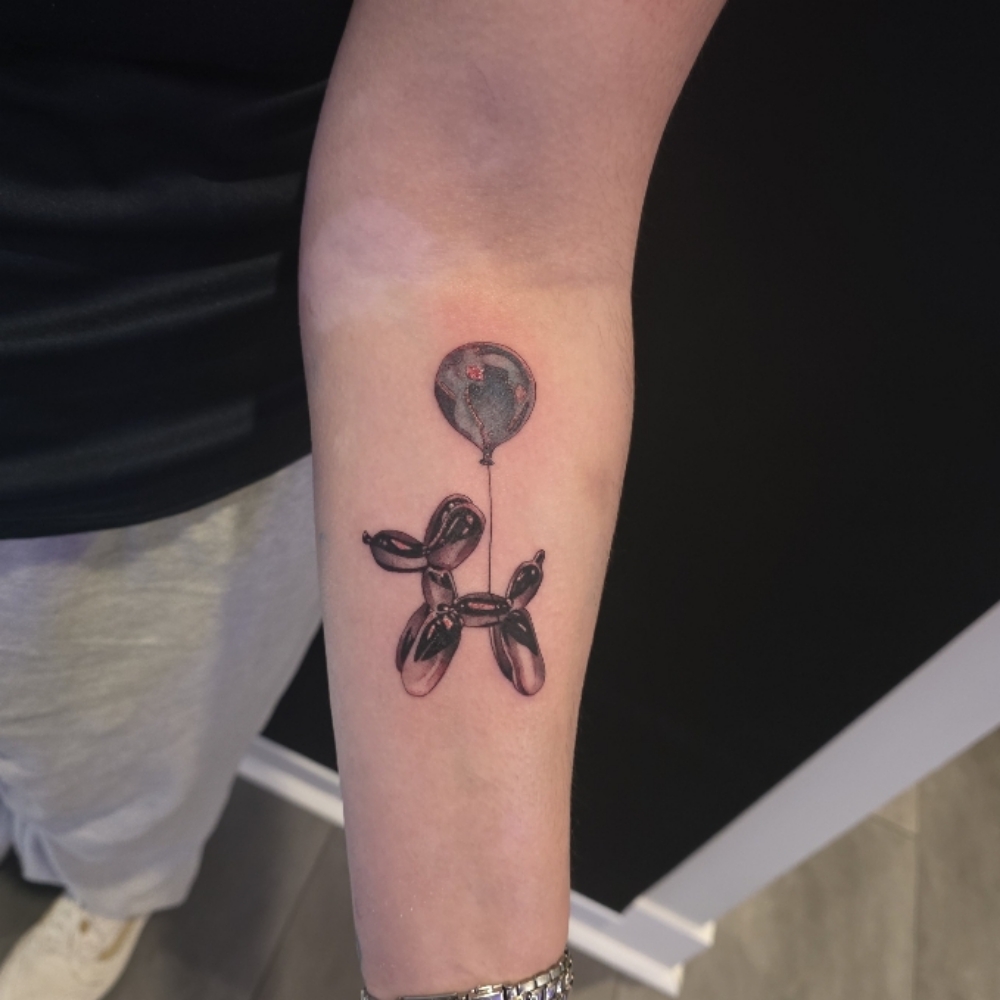 Black And Grey Medium Tattoo at Gudeahn Art Tattoos in Englewood, CO