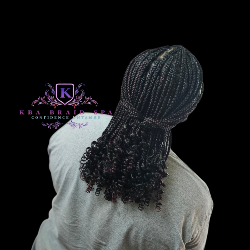 Classic Knotless Bob at KBA Braid Spa in Hazel Crest, IL