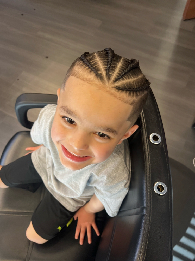 Kids Half Head Braids