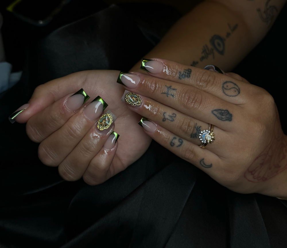 Chrome French Tip Only