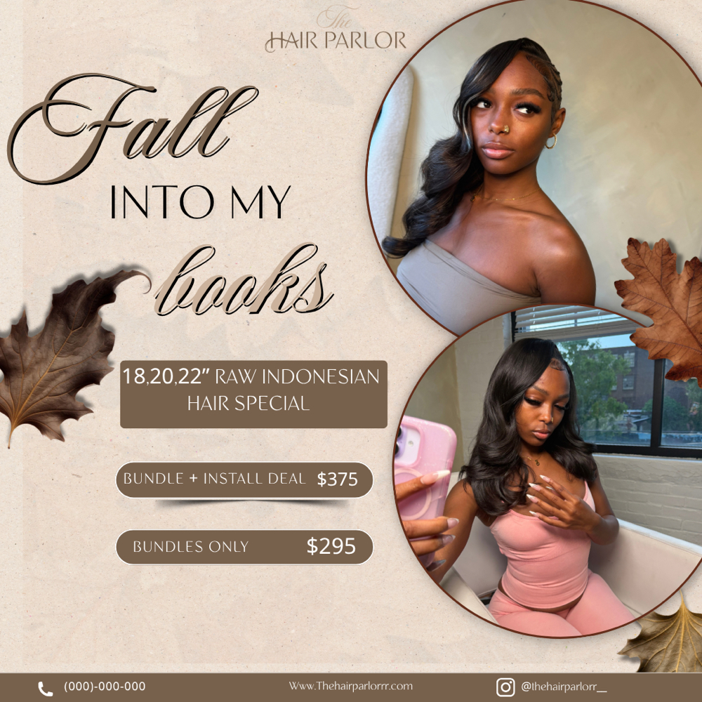 Bundle + qw Install Deal 18,20,22” at TheHairParlor in Philadelphia, PA