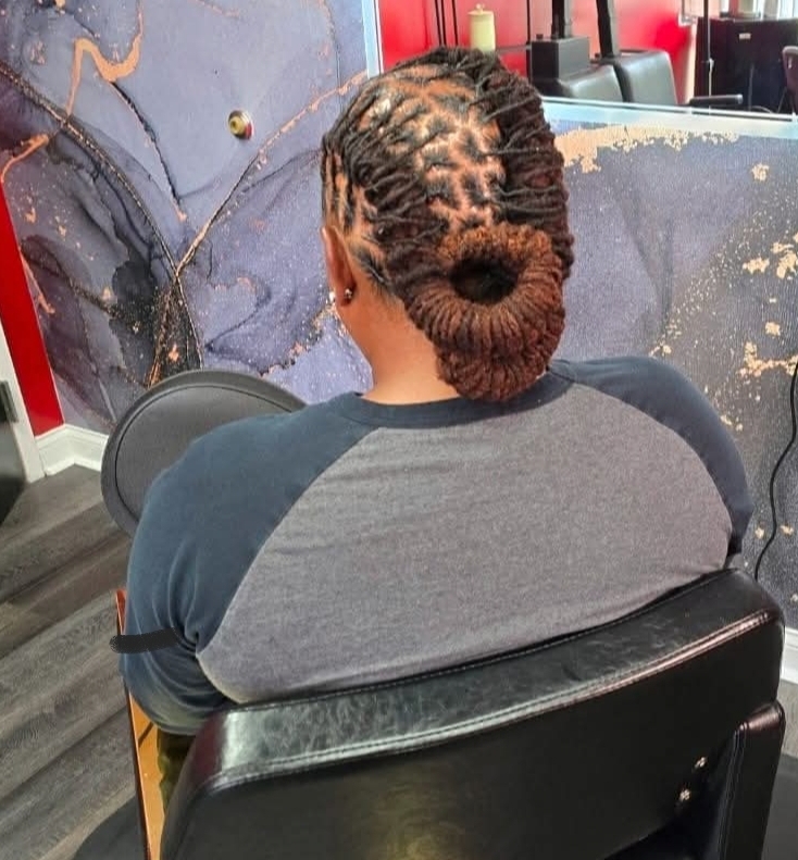 Retwist & Loc Style Shoulder Length at Locs of Love in Chattanooga, TN