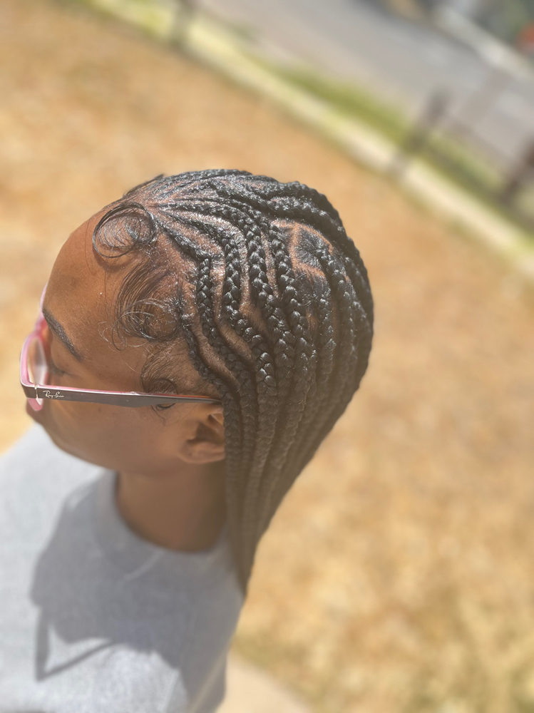 Tribal Braids-medium at Monaye’s in Lubbock, TX