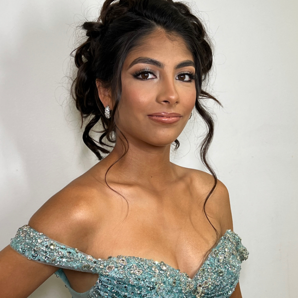 Prom Glam at Monroe Beauty Bar in Santa Ana, CA