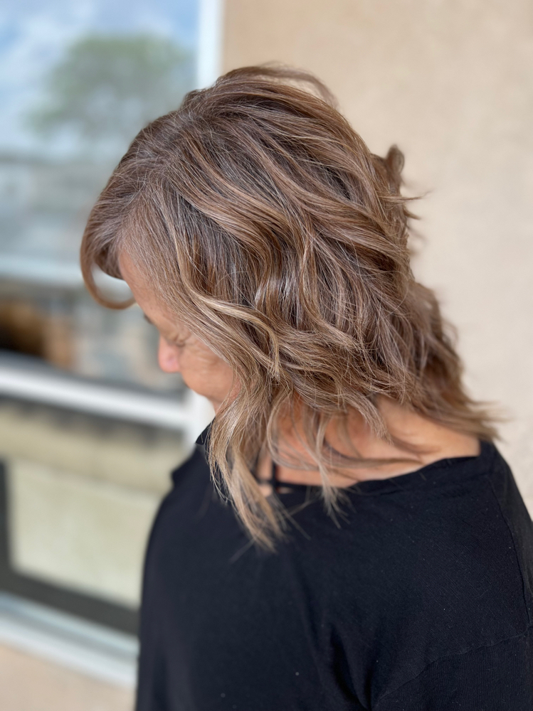 Toner Gloss With Blow Dry & Style