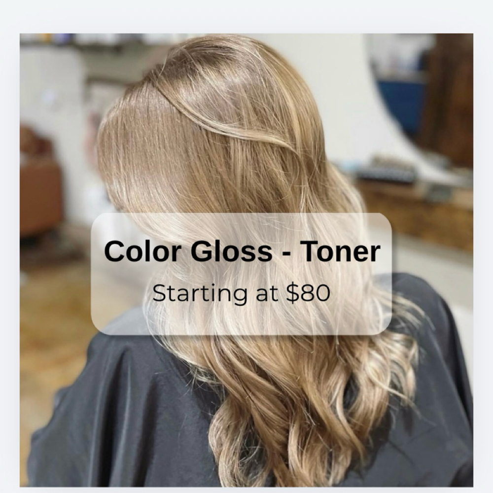 Color Gloss - Toner at Magnolia Hair Studio in Starkville, MS