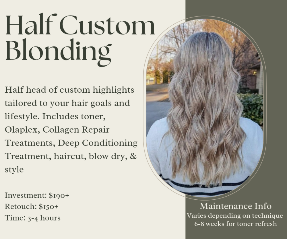 Half Custom Blonding