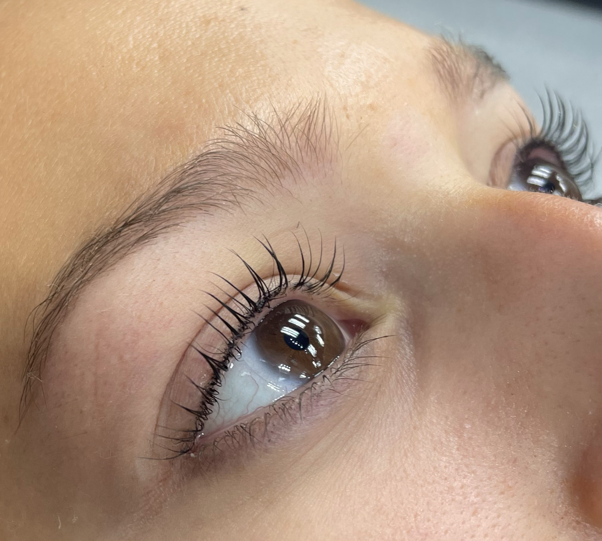 Lash lift and tint