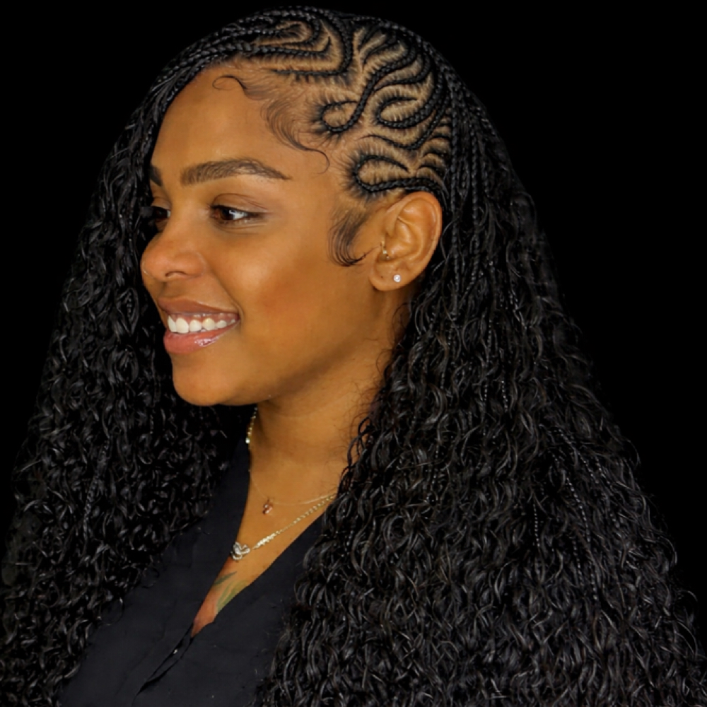 Asymmetric Crown Sew-In at Thairapy Collection in Washington, DC