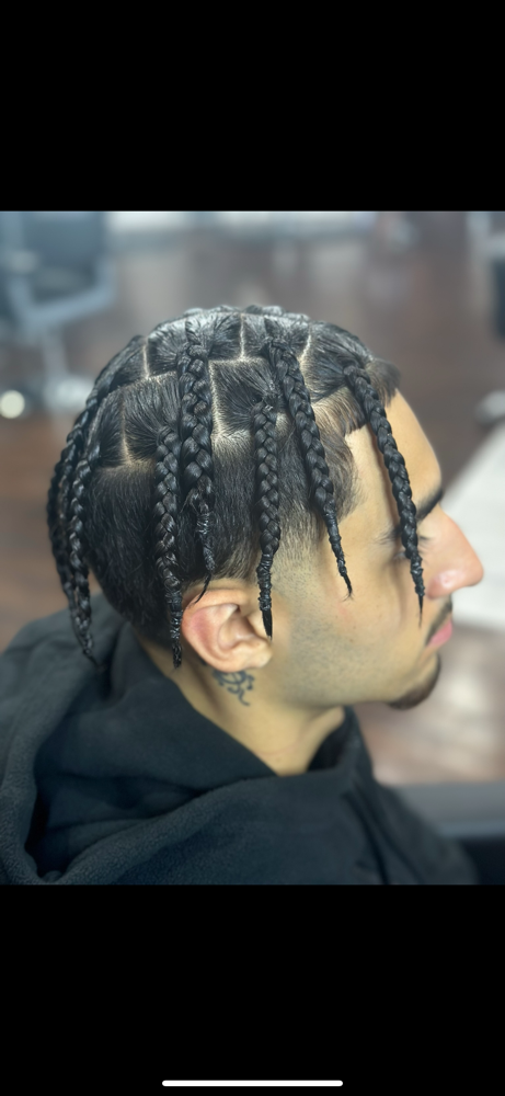 Mens box braids
