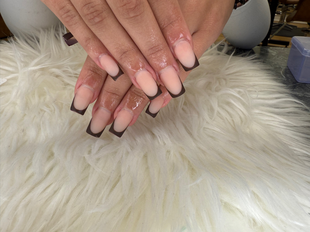 Hand Painted French Tip