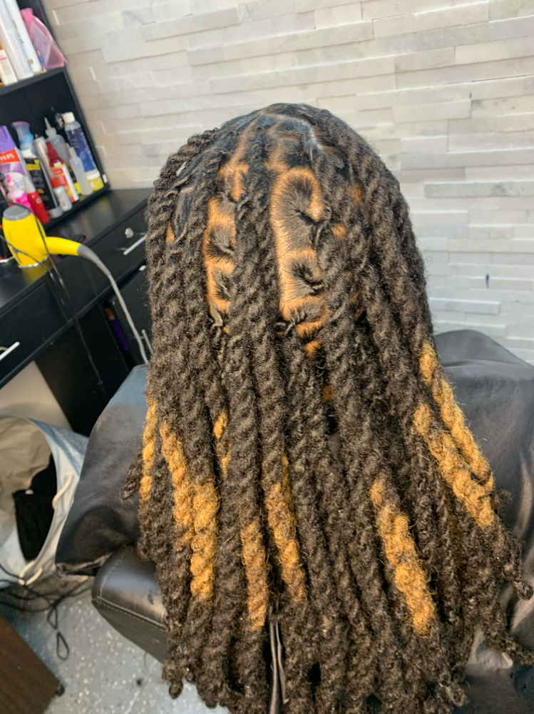 Human Hair Permanent loc extensions