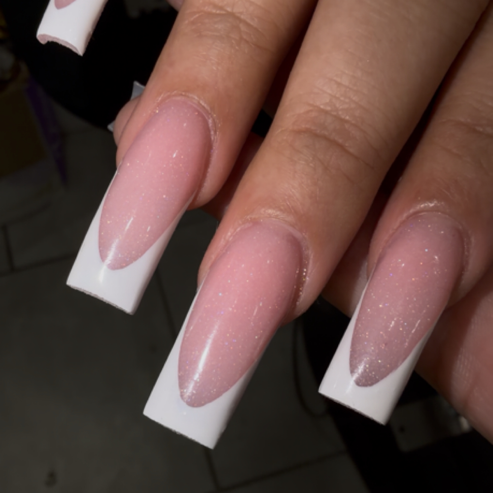 Frenchie Long Set at The Posh Nail Co in Bronx, NY