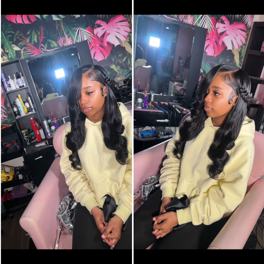Quickweave +braid+curls