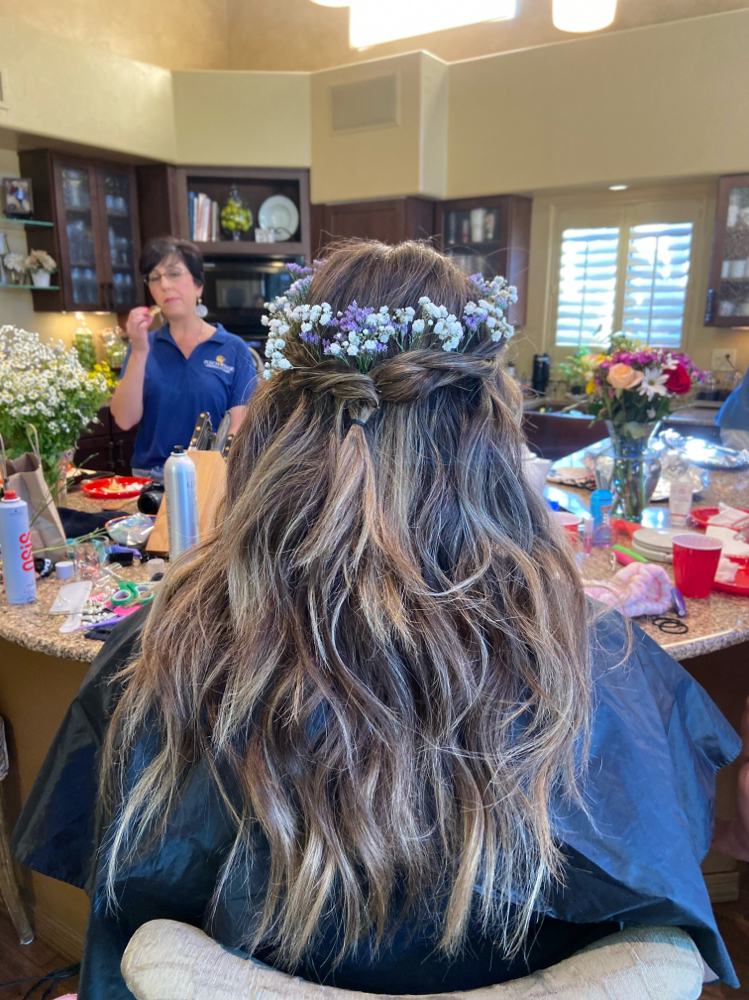 Hair Updo Styling (Long/XLong)