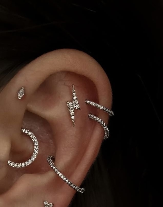 PIERCING - HELIX at IVORY & INK STUDIO in Salmon, ID