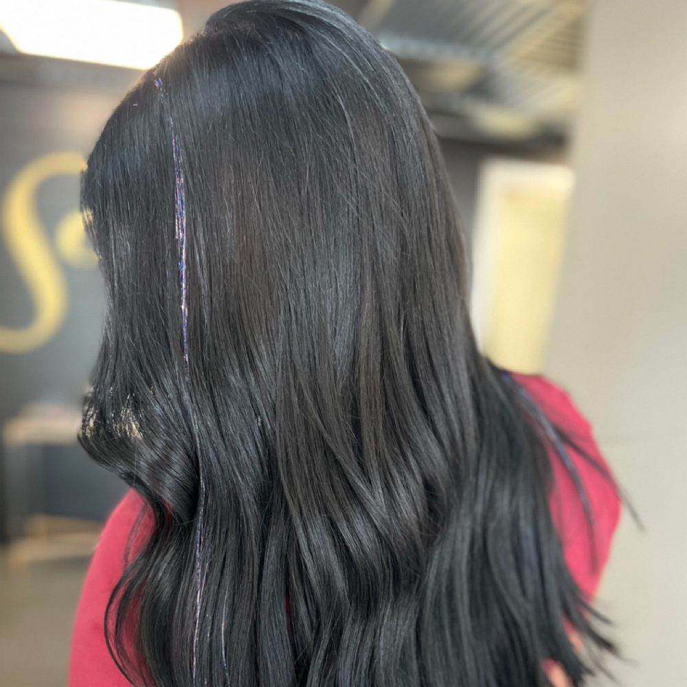 Tinsel at Kelly At Wildflower Salon & Spa in Danvers, MA