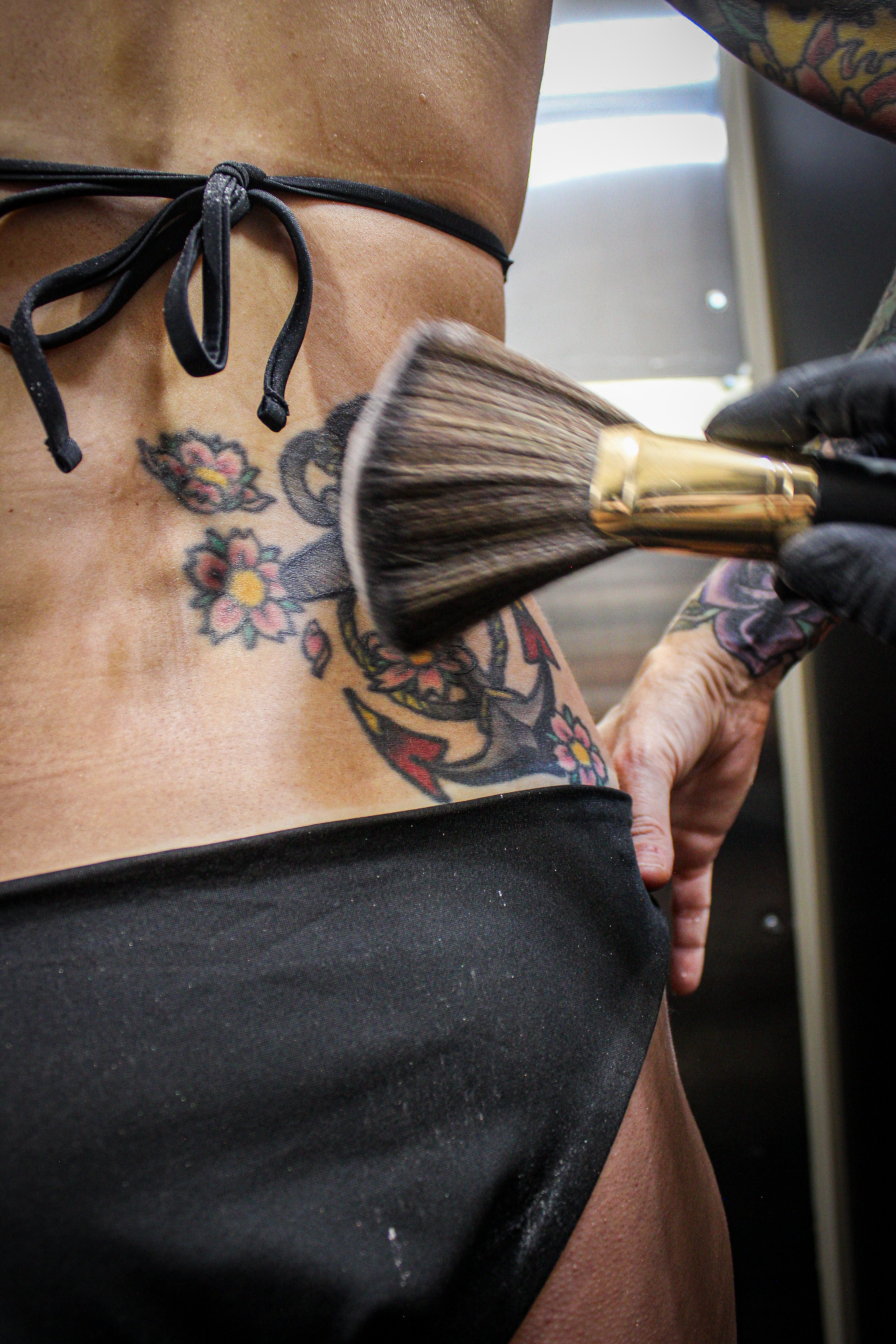 Content Creation Airbrush Tan