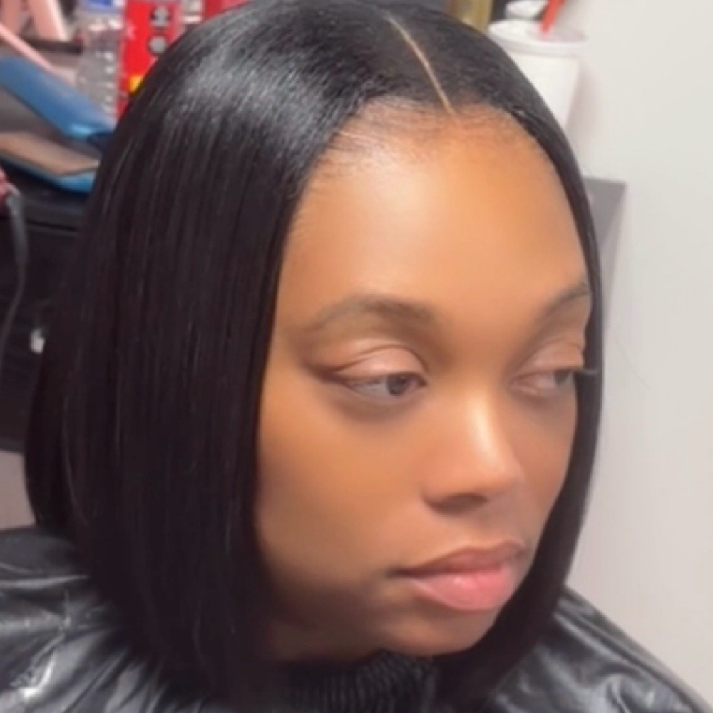 quick weave BOB hair include at Birds Braiding Boutique in Newnan, GA