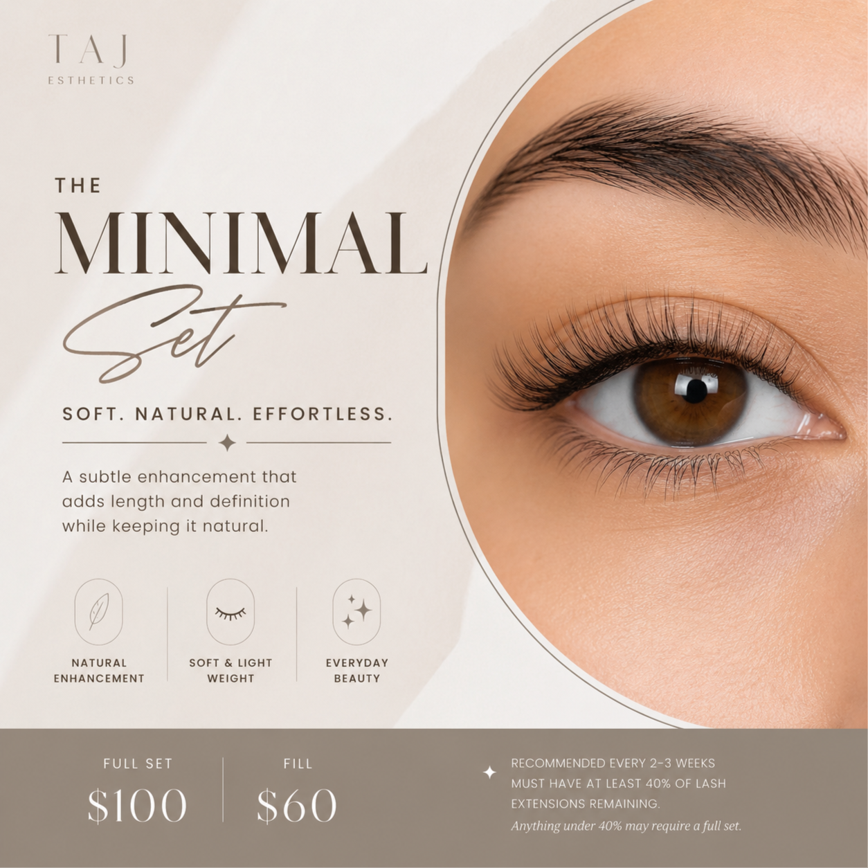 The Minimal Set at Taj Esthetics in Ankeny, IA