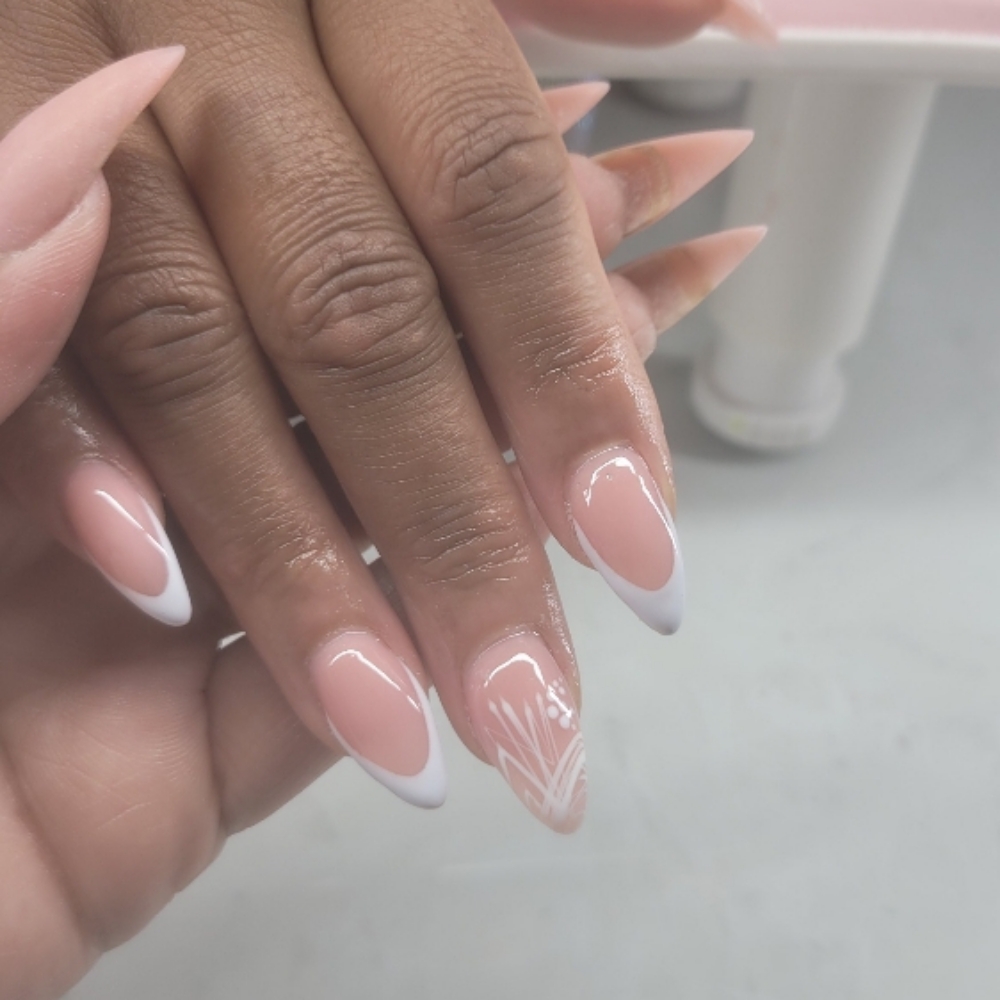 French Tip Add On at Classydivanailz in Reynoldsburg, OH