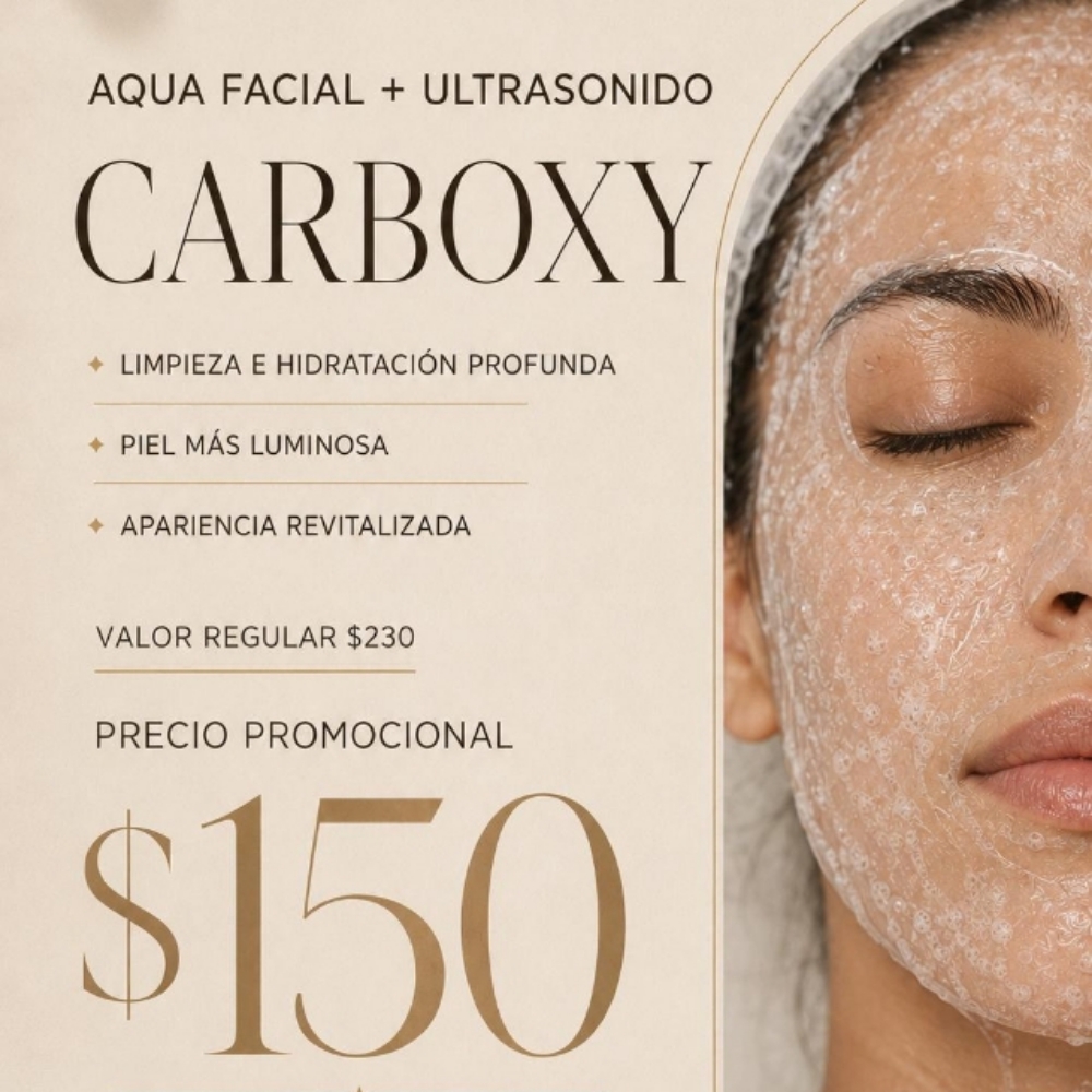 Aqua Facial + Carboxy at Vanessa Briceno | Esthetician Studio in Charlotte, NC